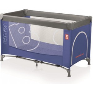 Cestovná postieľka BABY DESIGN - BOMIKO Basic 2017, modrá